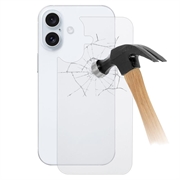 iPhone 16 Tempered Glass Back Cover Protector - 9H - Clear