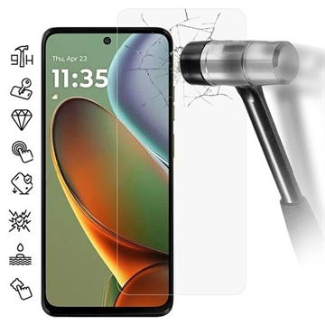 Motorola Moto G15 Tempered Glass Screen Protector - Case Friendly - Transparent