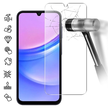 Samsung Galaxy A07 4G/A06 Tempered Glass Screen Protector - 9H - Case Friendly - Transparent