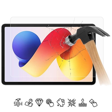 Xiaomi Redmi Pad 2 Pro Tempered Glass Screen Protector - 9H - Case Friendly - Transparent