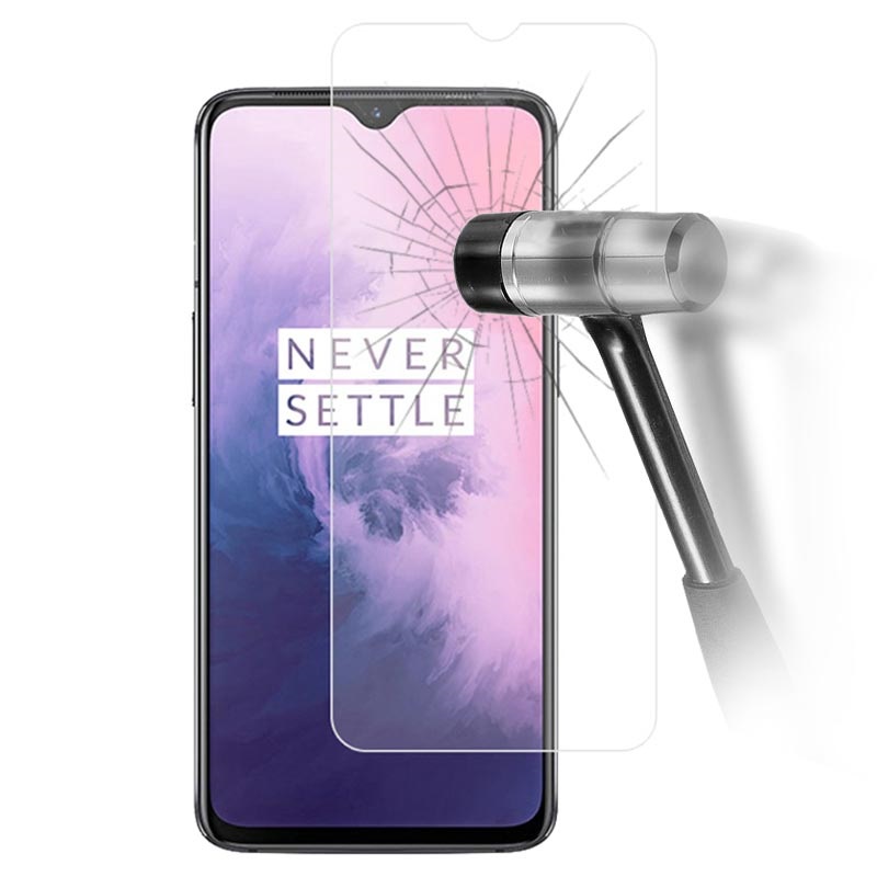 OnePlus 7 Tempered Glass Screen Protector 9H, 0.3mm Clear