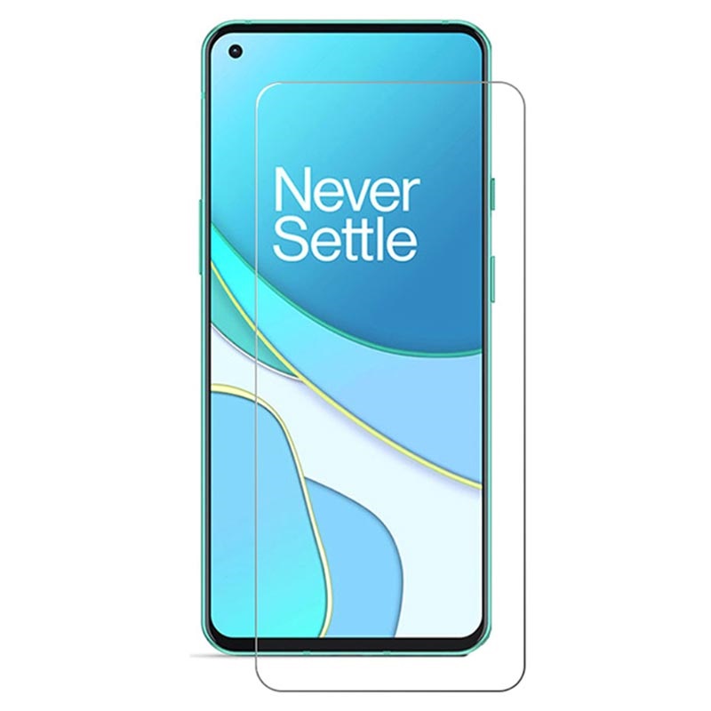 OnePlus 8T Tempered Glass Screen Protector 9H, 0.3mm Clear