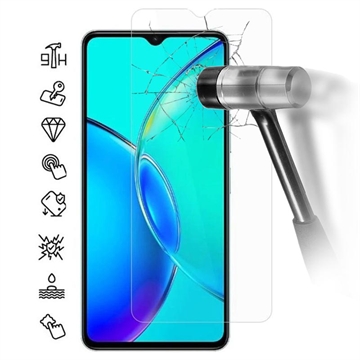 vivo Y27 Tempered Glass Screen Protector - Case Friendly - Transparent