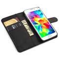 Samsung Galaxy S6 Textured Wallet Case - Black