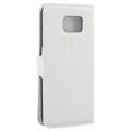 Samsung Galaxy S6 Textured Wallet Case - White