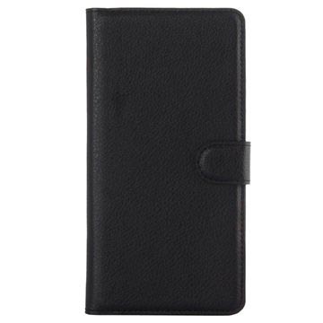 Sony Xperia XA1 Textured Wallet Case - Black