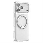 iPhone 17 Pro Max Torras O Fitness Case with 360 Kickstand - MagSafe Compatible - Transparent