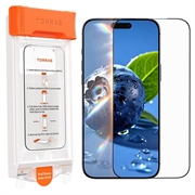 iPhone 17 Pro Torras OrigArmor Full Screen Protector Tempered Glass with Automatic Alignment Tool - Black Edge