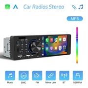 Touch-Screen Bluetooth Car Stereo with CarPlay/Android Auto - SD, AUX, USB