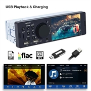 Touch-Screen Bluetooth Car Stereo with CarPlay/Android Auto - SD, AUX, USB
