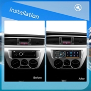 Touch-Screen Bluetooth Car Stereo with CarPlay/Android Auto - SD, AUX, USB
