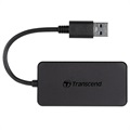 Transcend HUB2 USB 3.1 Gen 1 Hub - USB-A - Black