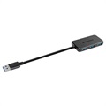 Transcend HUB2 USB 3.1 Gen 1 Hub - USB-A - Black
