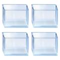 Transparent Chair Leg Caps - 40x40mm - 4 Pcs.