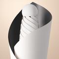 Travel 5-Fold Mini Umbrella with UV Protection - Beige