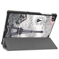 Tri-Fold Series Lenovo Tab M10 FHD Plus Folio Case - Eiffel Tower