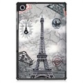 Tri-Fold Series Lenovo Tab M10 FHD Plus Folio Case - Eiffel Tower