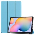 Tri-Fold Series Samsung Galaxy Tab S6 Lite 2020/2022 Folio Case - Baby Blue