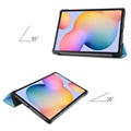 Tri-Fold Series Samsung Galaxy Tab S6 Lite 2020/2022 Folio Case - Baby Blue