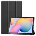 Tri-Fold Series Samsung Galaxy Tab S6 Lite Folio Case - Black