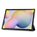 Tri-Fold Series Samsung Galaxy Tab S7+/S8+ Folio Case - Black