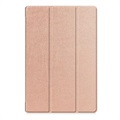 Tri-Fold Series Samsung Galaxy Tab S7+/S8+ Folio Case - Rose Gold