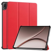 OnePlus Pad 4/Oppo Pad 5 Pro Tri-Fold Series Smart Folio Case - Red