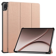 OnePlus Pad 4/Oppo Pad 5 Pro Tri-Fold Series Smart Folio Case - Rose Gold