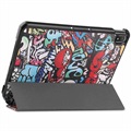 Tri-Fold Series Nokia T20 Smart Folio Case - Graffiti