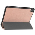 Tri-Fold Series Nokia T20 Smart Folio Case - Rose Gold