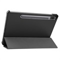 Tri-Fold Series Samsung Galaxy Tab S8 Smart Folio Case - Black