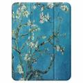 Tri-Fold Series iPad (2022) Smart Folio Case - White Flowers