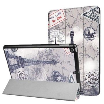 iPad 9.7 2017/2018 Tri-Fold Smart Folio Case - Eiffel Tower