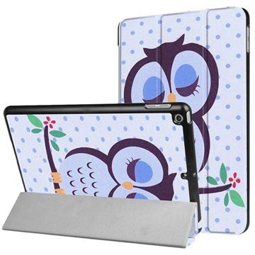 iPad 9.7 2017/2018 Tri-Fold Smart Folio Case - Owl