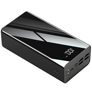 Triple USB Fast Power Bank 50000mAh - PD 18W (Bulk Satisfactory) - Black