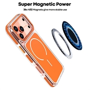 iPhone 18 Pro Max Two-Tone Hybrid Case - MagSafe Compatible - Orange