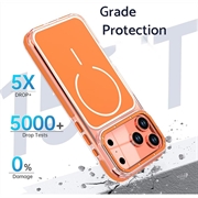 iPhone 18 Pro Two-Tone Hybrid Case - MagSafe Compatible - Orange