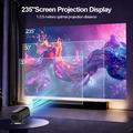 U1 Mini Smart Projector and Retro Game Console - Android 14, 36000+ Games - Black