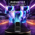 U1 Mini Smart Projector and Retro Game Console - Android 14, 36000+ Games - Black