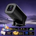 U1 Mini Smart Projector and Retro Game Console - Android 14, 36000+ Games - Black