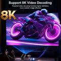 U1 Mini Smart Projector and Retro Game Console - Android 14, 36000+ Games - Black