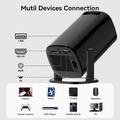 U1 Mini Smart Projector and Retro Game Console - Android 14, 36000+ Games - Black