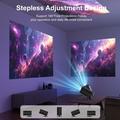 U1 Mini Smart Projector and Retro Game Console - Android 14, 36000+ Games - Black