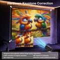 U1 Mini Smart Projector and Retro Game Console - Android 14, 36000+ Games - Black