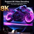 U5 2-in-1 Smart Projector and Retro Gaming Console - Android 14, Wi-Fi 6, 8K Decoding