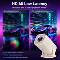 U5 2-in-1 Smart Projector and Retro Gaming Console - Android 14, Wi-Fi 6, 8K Decoding