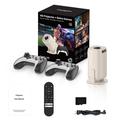 U5 2-in-1 Smart Projector and Retro Gaming Console - Android 14, Wi-Fi 6, 8K Decoding