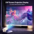 U5 2-in-1 Smart Projector and Retro Gaming Console - Android 14, Wi-Fi 6, 8K Decoding