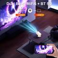 U5 2-in-1 Smart Projector and Retro Gaming Console - Android 14, Wi-Fi 6, 8K Decoding
