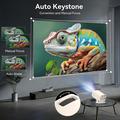 U5 2-in-1 Smart Projector and Retro Gaming Console - Android 14, Wi-Fi 6, 8K Decoding